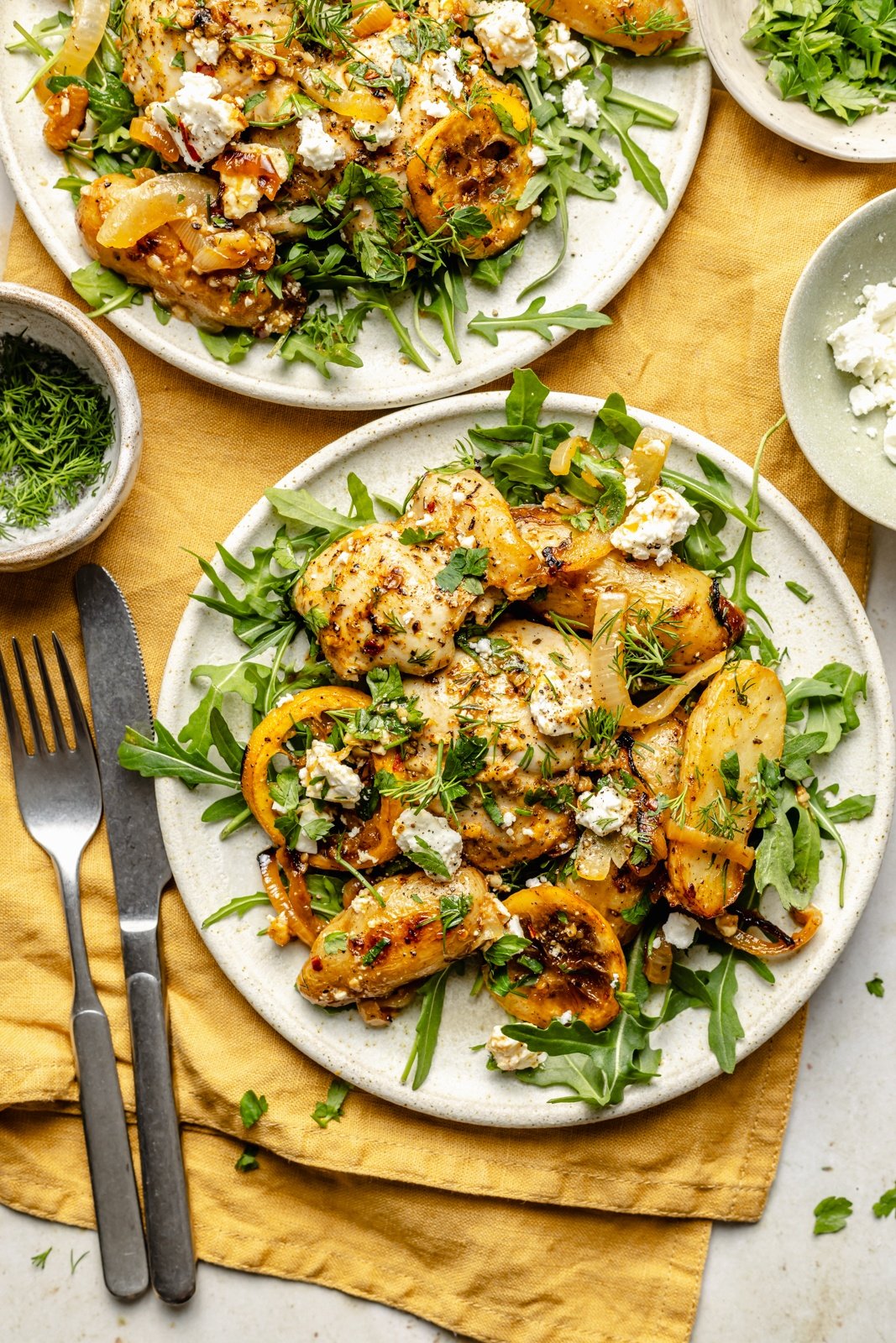 One-Pan Lemon Garlic Chicken & Veggies